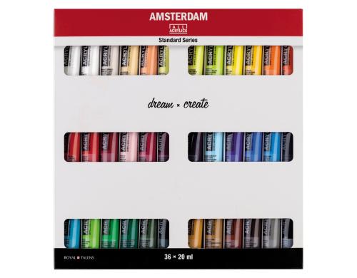 Amsterdam Acrylfarbe Standard 36er Set 36 Tuben  20ml