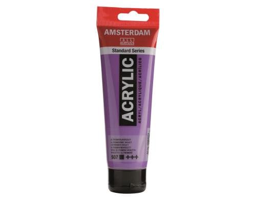 Amsterdam Acrylfarbe Standard 507 120 ml, Farbe: Ultramarinviolett, Deckend