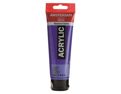 Amsterdam Acrylfarbe Standard 504 120 ml, Farbe: Ultramarin, Transparent