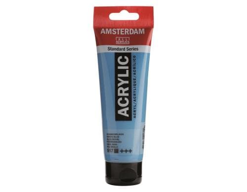 Amsterdam Acrylfarbe Standard 517 120 ml, Farbe: Knigsblau, Deckend