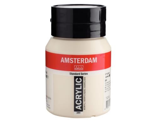 Amsterdam Acrylfarbe Standard 289 500 ml, Farbe: Titanbuff H, Deckend