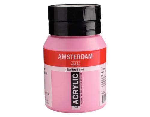 Amsterdam Acrylfarbe Standard 385 500 ml, Farbe: Chinacridonrosa H, Deckend