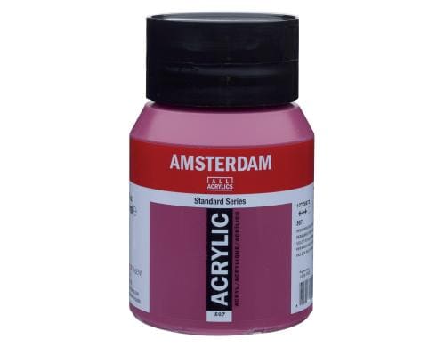 Amsterdam Acrylfarbe Standard 577 500 ml, Farbe: Perm. Rotviolett H, Deckend