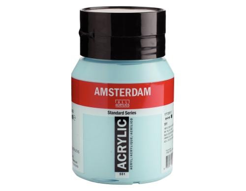 Amsterdam Acrylfarbe Standard 551 500 ml, Farbe: Himmelblau H, Deckend