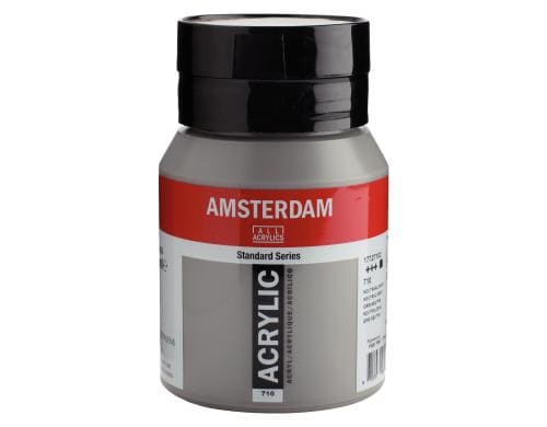 Amsterdam Acrylfarbe Standard 710 500 ml, Farbe: Neutralgrau, Deckend