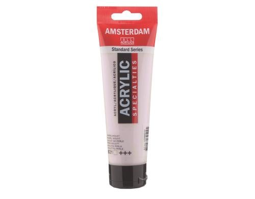 Amsterdam Acrylfarbe Specialties 821 120 ml, Farbe: Perlviolett, Transparent