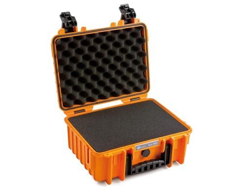 B&W Outdoor-Koffer Typ 3000 - SI orange Innenmasse: 330x235x150mm