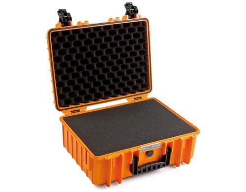 B&W Outdoor-Koffer Typ 5000 - SI orange Innenmasse: 430x300x170mm