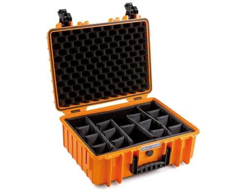 B&W Outdoor-Koffer Typ 5000 - RPD orange Innenmasse: 430x300x170mm