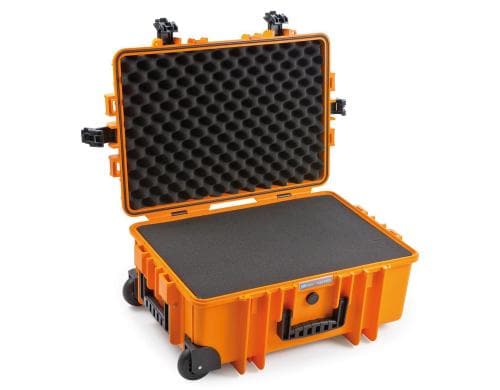 B&W Outdoor-Koffer Typ 6700 - SI orange Innenmasse: 535x360x225mm