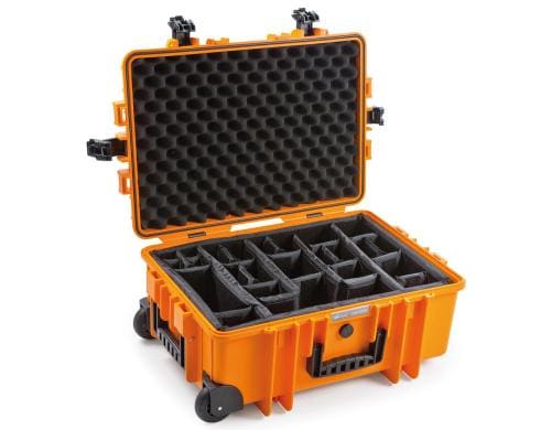 B&W Outdoor-Koffer Typ 6700 - RPD orange Innenmasse: 535x360x225mm