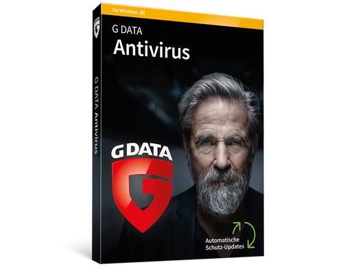 G DATA AntiVirus Win, Box, Vollversion, 1 User/PC, D/F/I