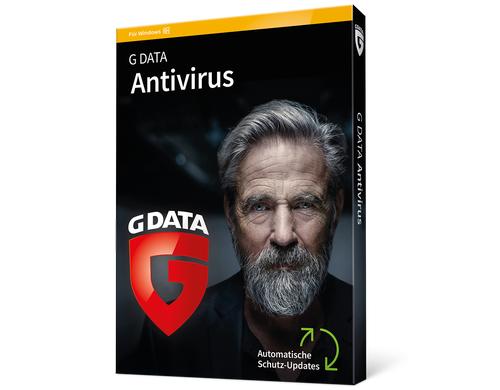 G DATA AntiVirus Win, Box, Vollversion, 3 User/PC, D/F/I