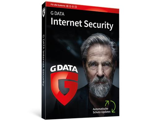 G DATA Internet Security Win, Box, Vollversion, 1 User/PC, D/F/I