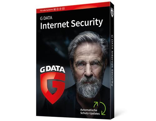 G DATA Internet Security Win, Box, Vollversion, 3 User/PC, D/F/I