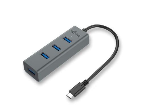 Itec USB-C Metal Hub 4Port w/o Power Adapter