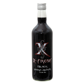 X-Fresh Vodka Black 0.7 Ltr. 17 Vol. / Verkauf nur ab 18 Jahren / Kein Export 